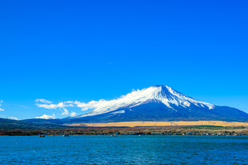 富士山と山中湖