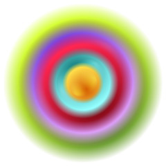 Colorful soft blurred circles abstract background