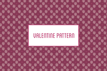 Vector hearts and flowers pattern. Design of hand drawn objects for St. Valentine's day, wedding
