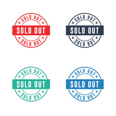 Obraz premium Sold Out Stamps
