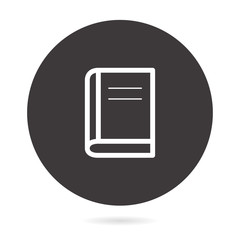 Book line vector icon.