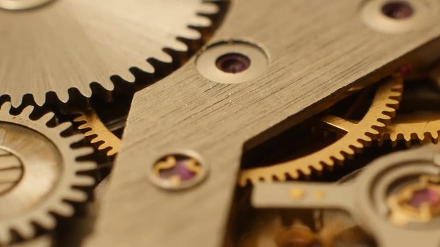 Watch Mechanism. Macro Shoot.