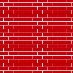 red brick walls Vector Template Design