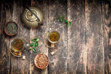 Chinese flavored tea.