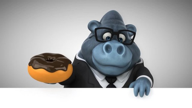 Fun gorilla - 3D Animation
