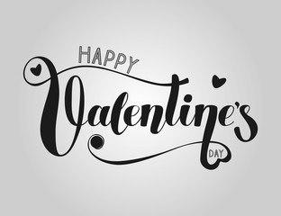 Happy Valentine's day graphic background. Postcard, Greetings.