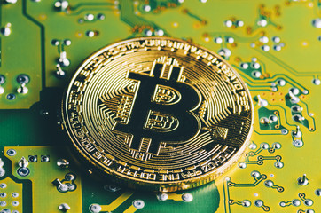 Golden Bitcoin Cryptocurrency