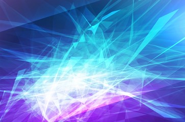 Abstract background of triangles