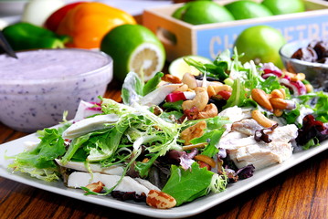 Delicious nutrition health chicken salad