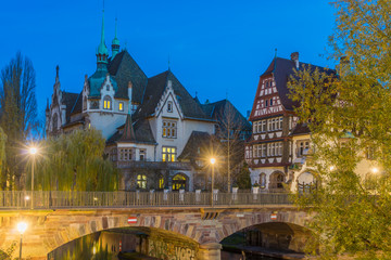 View of Strasbourg France the river