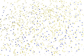 silver and golden glitter starsw background of defocused