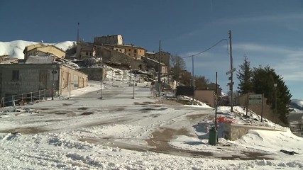 Castelluccio dopo il terremoto