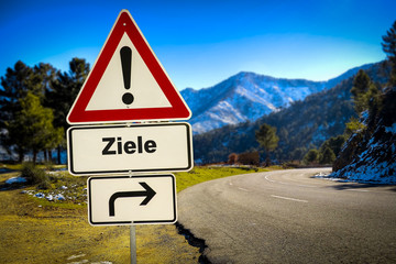 Schild 287 - Ziele