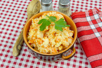 purée de carottes