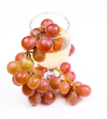 wine and grapes