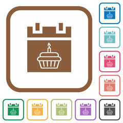 Birthday simple icons
