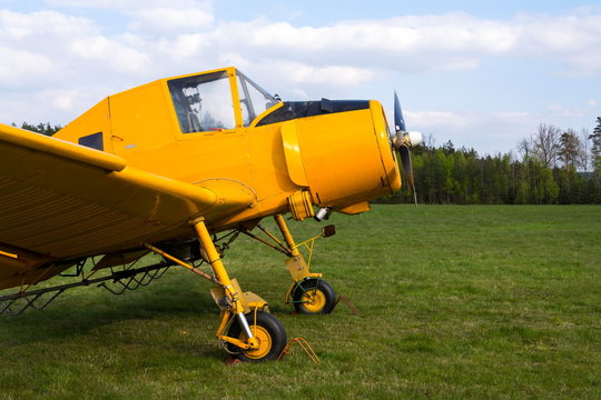 Zlin Z-37 Cmelak Czech agricultural airplane used as crop duster