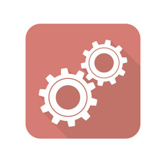Vector gear icon.
