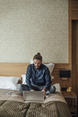 Businessman TYping on Laptop