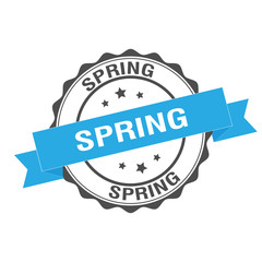 Obraz premium Spring stamp illustration