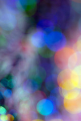 Crystal Bokeh Rainbow Vibrant Abstract Circles Background