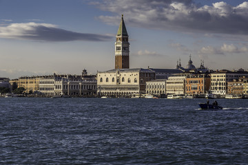 Fototapeta premium View of Venice, St. Mark's Square and the lagoon, Italy