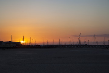 Sun Set Ryde Isle of Wight