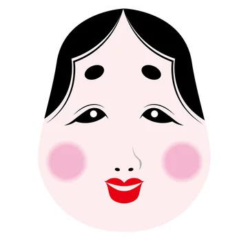 おかめのイラスト 福笑い お多福 おたふくのイラスト ベクターデータ Stock Vector Adobe Stock おかめのイラスト 福笑い お多福 おたふくのイラスト ベクターデータ Stock Vector Adobe Stock