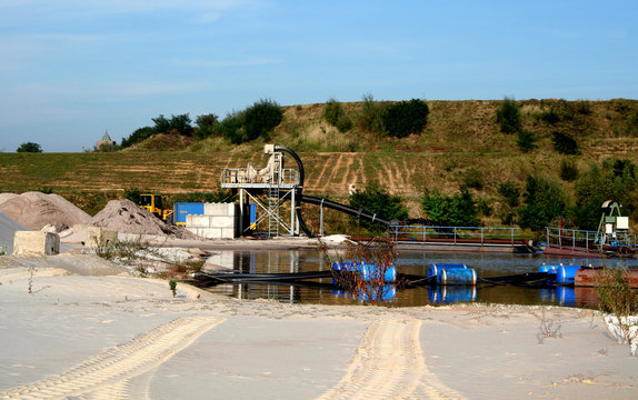 Sand mining in Limburg