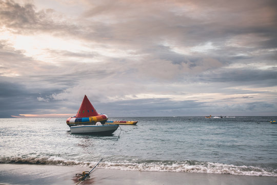 Puerto Galera: UFO Boat At Sunset