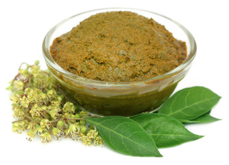 Ayurvedic henna leaves
