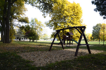 Beautiful colorful park