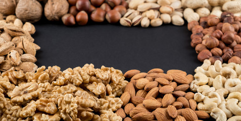 Various of nuts