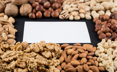 Various of nuts