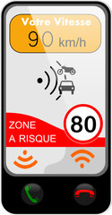 Avertisseur radar 80
