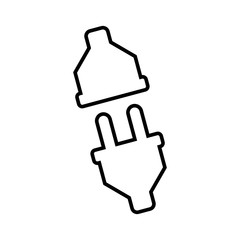 Plug vector icon