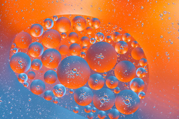 Multicolored bubbles. Graphic background