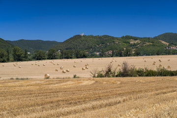 Obraz premium Country landscape between Rieti (Lazio) and Terni (Umbria)