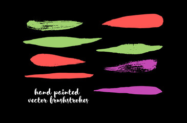 Graffiti Lines. Hand Painted Blue Buttons, Turquoise Highlights. Vector Brushstrokes or Banners. Textured Doodles or Smears. Background Colorful Swatch Collection Vintage Logo Element. Scribble Paint