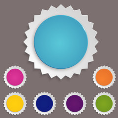 Set of colorful banners. Vector illustration