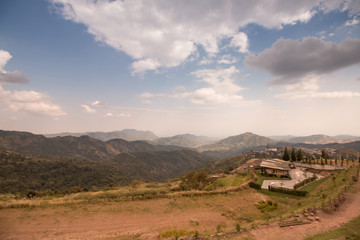 mountain and sky landscape view in National Park, Thailand