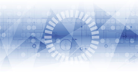 Digital technology world. Business virtual concept. Vector background