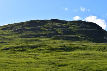 Fototapeta na wymiar Scottish hill