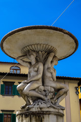 Fountain of the Naiads in Empoli, Metropolitan City of Florence, Tuscany, Italy