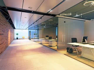 modern office building interior.