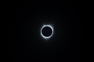 Total Solar eclipse in 2017 in Oregon, USA