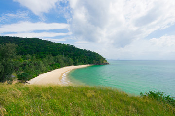 panorama Seaview and beach at Koh Lanta Krabi