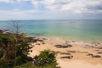 panorama Seaview and beach at Koh Lanta Krabi