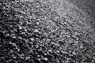 Pile of black coal