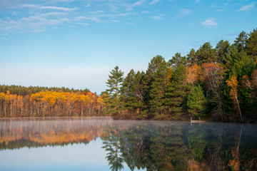 Lakeshore in the fall 